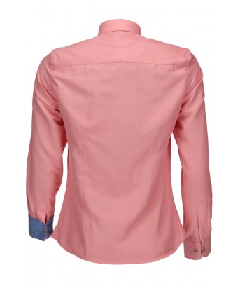 REPABLO dámská košile růžová s ozdobnýmí knoflíky